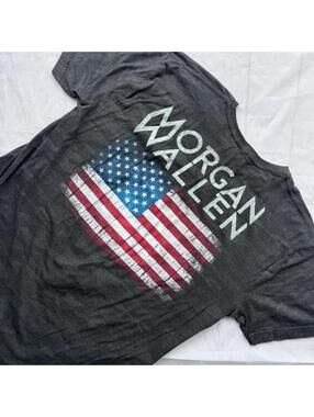 Morgan Wallen 2024 One Night At A Time Tour T-Shirt XL Gray Country Concert Tee